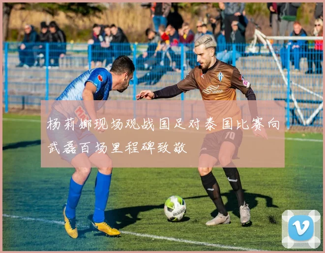 杨莉娜现场观战国足对泰国比赛向武磊百场里程碑致敬
